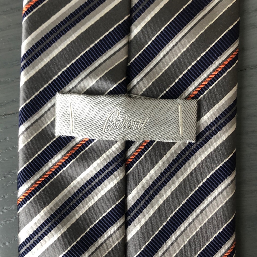 Brioni Tie 100% Silk Handmade Italy